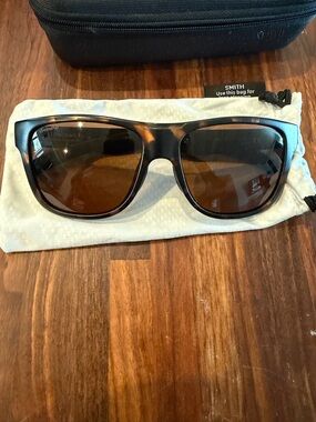 Smith Men’s Brown Tortoise Lowdown XL Sunglasses - Polarized Lens